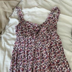 Mason & Belle | XS | Pink | Lmmie Tie Front Midi Dress